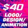 $40 Logo Design / Animation